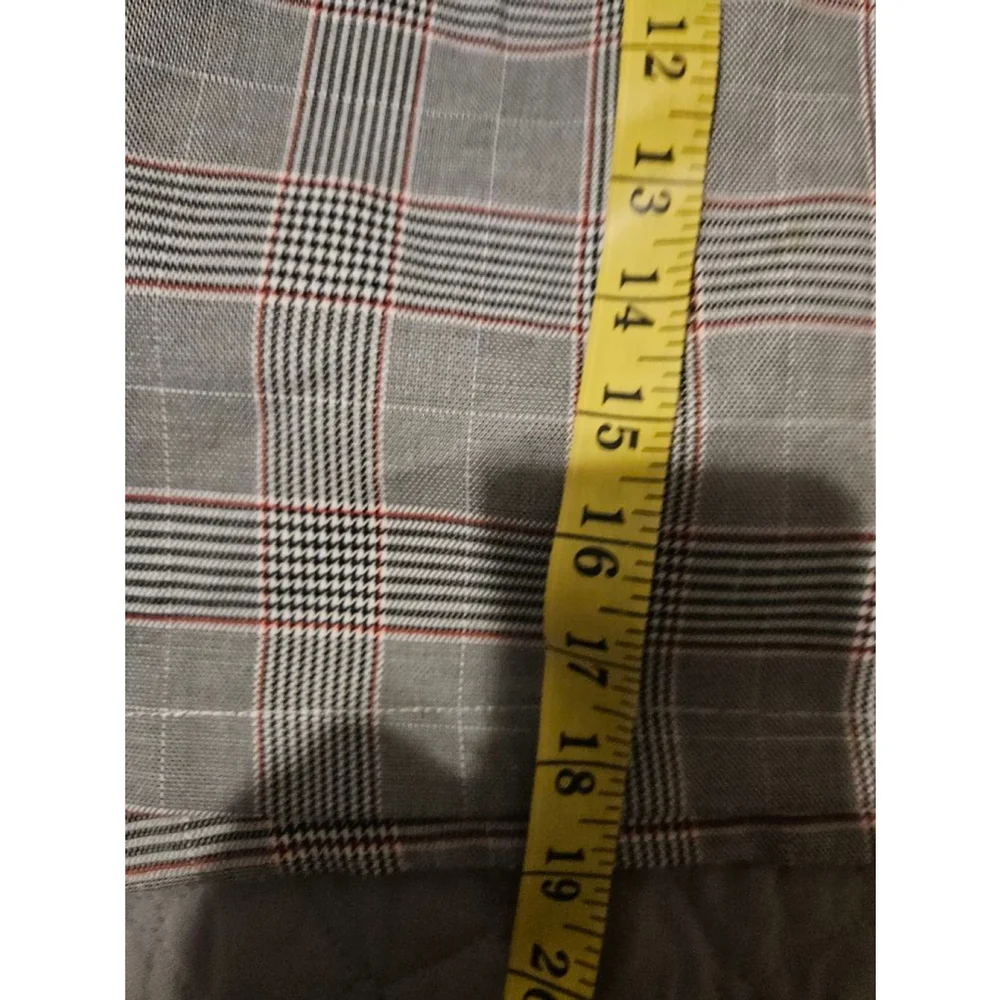 Forever 21 Skort Women's Size 3X Plaid Gray Red